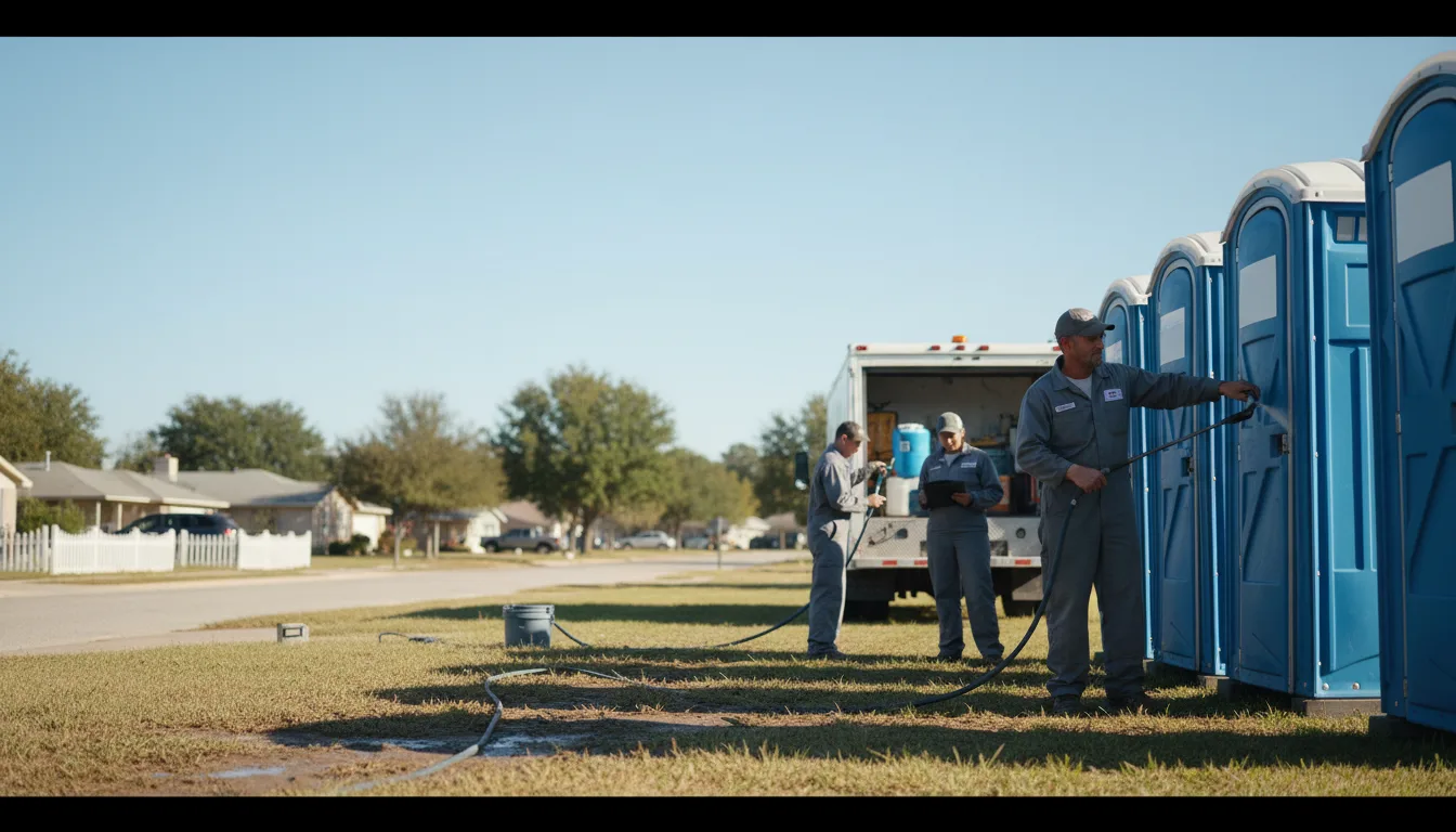 Long-Term Portable Toilet Rental in Hankamer, TX near me